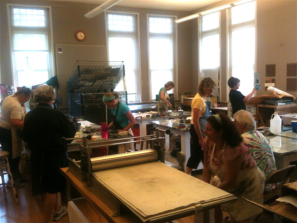 Monotype Class at Art Students League of Denver IMG_0944